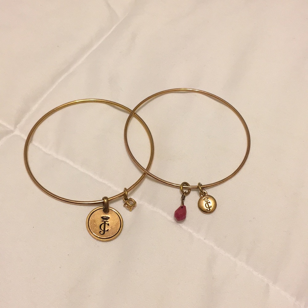 Juicy Couture Rose Gold Bangles - Picture 2 of 2